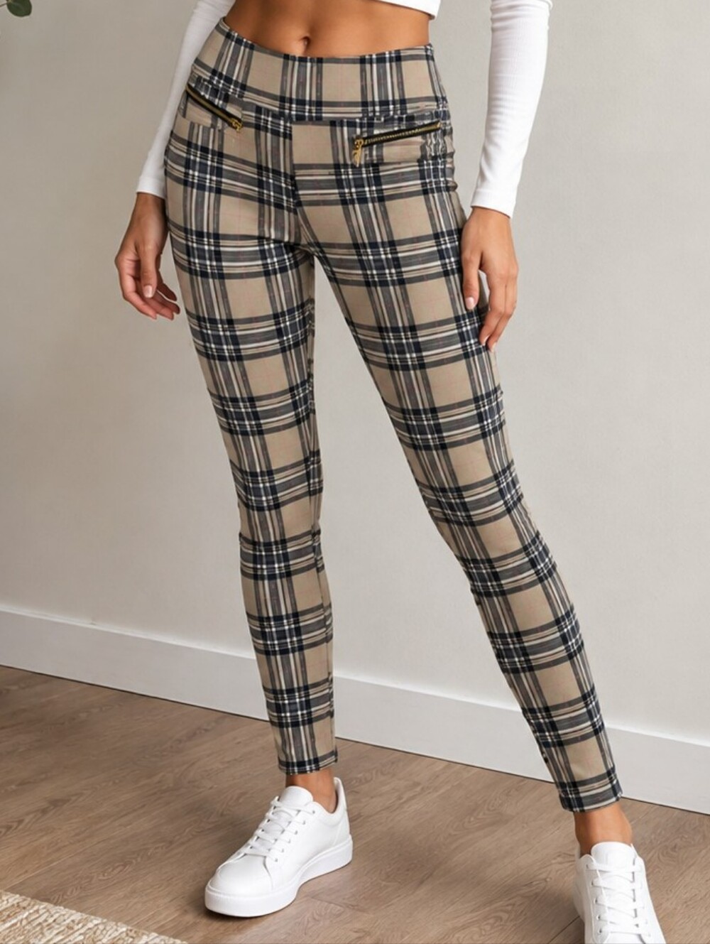 Size S Streetwear society plaid classic leggings